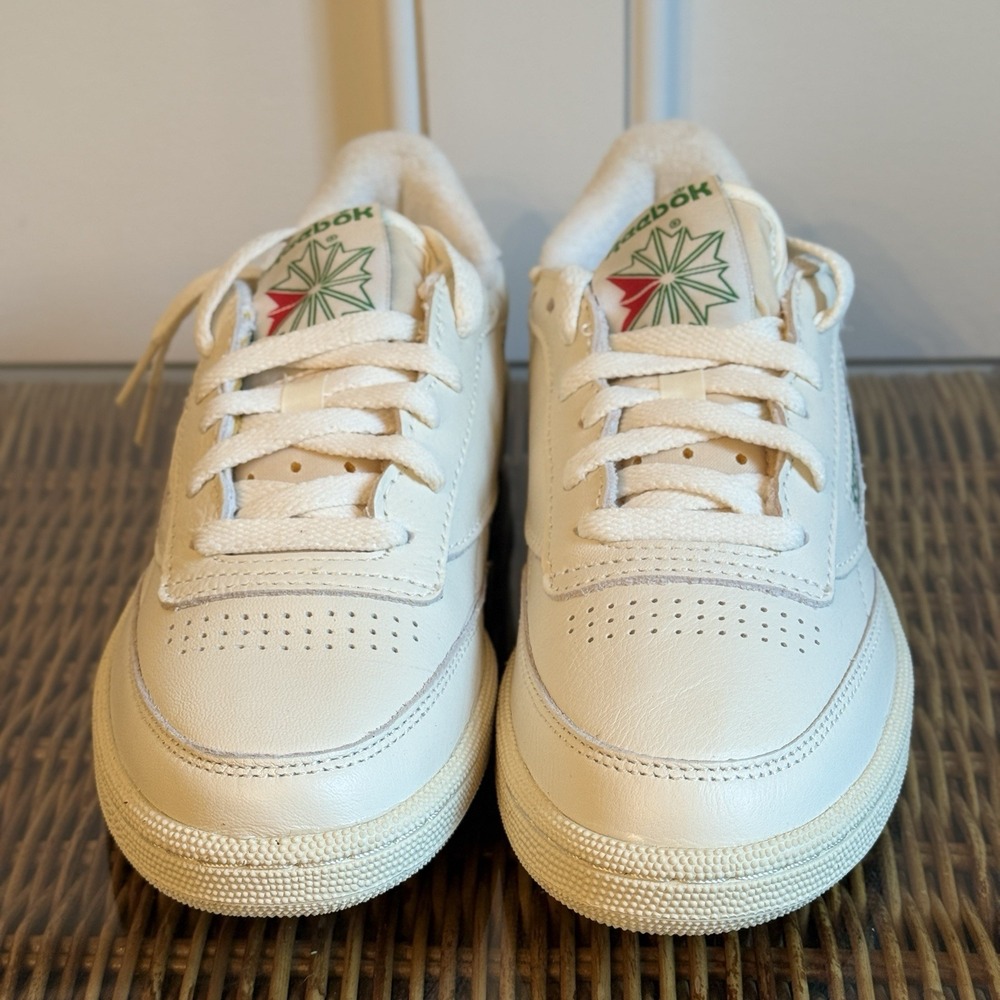 Women's Reebok Club C 85 Vintage Chalk/Alabaster/Glen Green GX3686 170 Size 7.5
